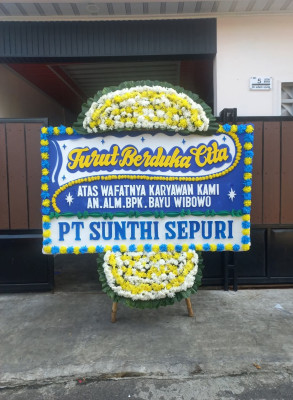 Papan Bunga Duka di Tanjung Piayu