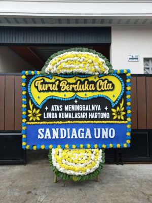 Papan Bunga Duka di Tanjung Piayu